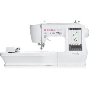 imageSINGER SE9180 Sewing ampamp Embroidery Machine  250 Builtin Stitches 150 Embroidery Designs 10 Fonts 1Step Buttonhole 7quot Touchscreen Automatic Needle Threader ampamp WiFi Connectivity