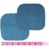imageSINGER 00064 Faded Blue Denim Iron On Patches 5Inch X 5Inch 2Count