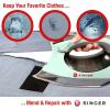 imageSINGER 00097 IronOn Mending Fabric Fabric Patch for Mending ClothesWhite White7 x 16