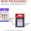 imageSINGER Denim Sewing Machine Needles Size 100165 CountSet of 3  10016