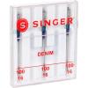 imageSINGER Denim Sewing Machine Needles Size 100165 CountSet of 3  10016