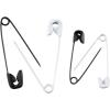 imageSinger Asst Black and White Professional Style Safety Pins Multisize 25Count