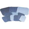 imageSinger Denim IronOn Repair Kit Assorted Sizes Ironon Patches for JeansDenim IronOn Repair Kit  Assorted Sizes
