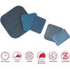 imageSinger Denim IronOn Repair Kit Assorted Sizes Ironon Patches for JeansDenim IronOn Repair Kit  Assorted Sizes