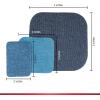 imageSinger Denim IronOn Repair Kit Assorted Sizes Ironon Patches for JeansDenim IronOn Repair Kit  Assorted Sizes