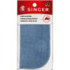 imageSINGER 00064 Faded Blue Denim Iron On Patches 5Inch X 5Inch 2Count