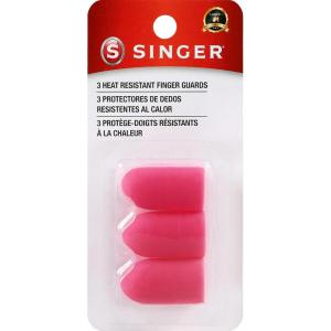 imageSINGER 00195 Heat Resistant Protective Finger Guards 3Count Pink