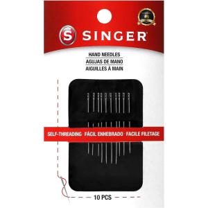 imageSINGER 00280 SelfThreading Calyxeye Hand Sewing Needles Assorted Sizes 10Count