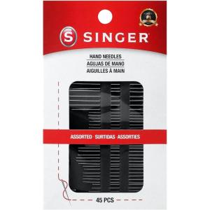 imageSINGER 01125 Assorted Hand Needles  Betweens Chenille Darners Embroidery Sharps ampamp Tapestry Assorted Sizes 45Count45  Count