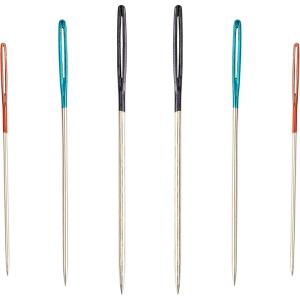 imageSINGER Hand Set of 6 Sewing Sizes 22 24 ampamp 26 Chenille NeedlesSet of 6  Size 22  24  26