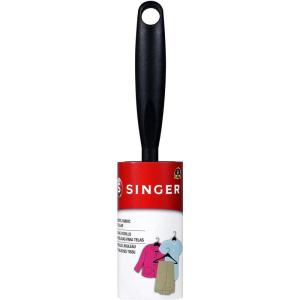 imageSINGER Fabric Lint Roller 65 Sticky Sheets for Removing Pet Hair and Dust from Clothing Carpet and Furniture
