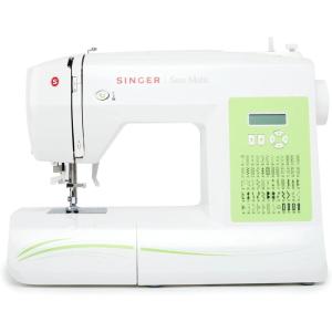 imageSinger Sew Mate 5400 Handy Sewing Machine Including 60 Builtin Stitches 4 Fully Builtin 1Step Buttonhole Automatic Needle Threader ampamp Automatic Tension Help to get Started in No time WhiteNew