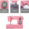 imageSINGER Heavy Duty 4411  Pink Sewing Machine With Accessory Kit  Special edition color 50 More Power 69 Stitch Applications Full Metal Frame High Speed Quick Threading ampamp Free Arm