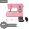 imageSINGER Heavy Duty 4411  Pink Sewing Machine With Accessory Kit  Special edition color 50 More Power 69 Stitch Applications Full Metal Frame High Speed Quick Threading ampamp Free Arm