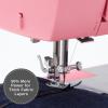 imageSINGER Heavy Duty 4411  Pink Sewing Machine With Accessory Kit  Special edition color 50 More Power 69 Stitch Applications Full Metal Frame High Speed Quick Threading ampamp Free Arm