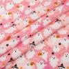 imageSinger 100 Cotton Ghosts with Stars On Pink Cut by YardGhosts With Stars on Pink