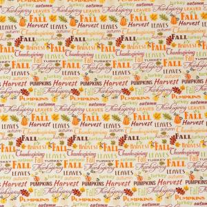 imageSinger 100 Cotton Ghosts with Stars On Pink Cut by YardFall Words