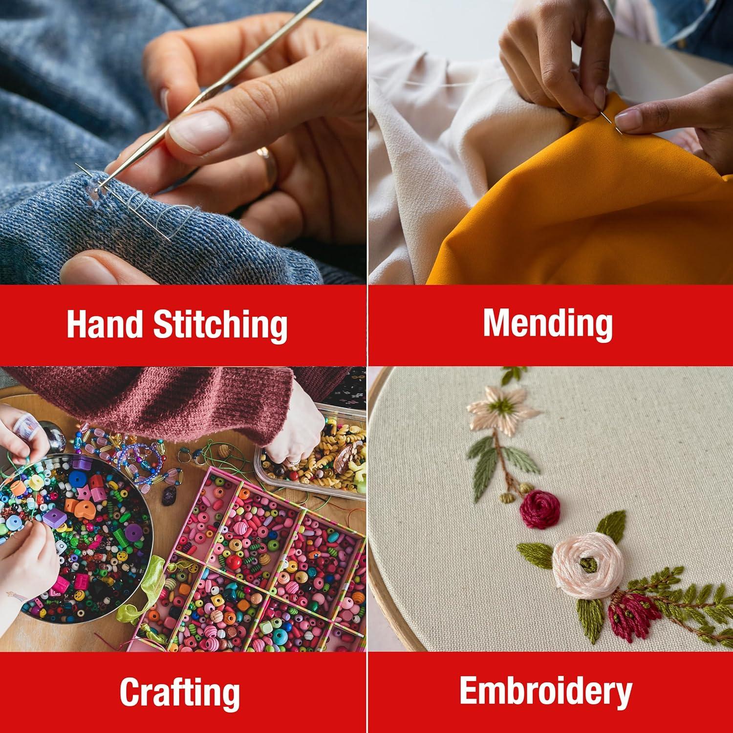 imageSINGER 01125 Assorted Hand Needles  Betweens Chenille Darners Embroidery Sharps ampamp Tapestry Assorted Sizes 45Count