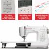 imageSINGER C7220 Computerized Sewing Machine with Extension Table ampamp Accessory Kit  200 Builtin Stitches 8 Onestep Buttonhole Styles Alphabet Font Speed Control Lever ampamp LCD ScreenC7220 Sewing Machine