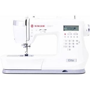 imageSinger Elite CE677 Computerized TouchButton Sewing Machine with 200 Builtin Stitches and Integrated Needle Threader White