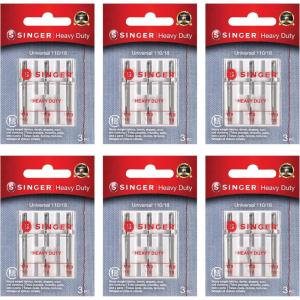 imageSINGER 04734 Sewing Machine Needles 5CountSet of 18  Size 11018