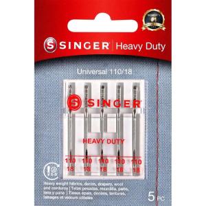 imageSINGER 04734 Sewing Machine Needles 5CountSet of 5  Size 11018