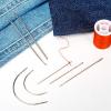 imageSINGER 01025 Heavy Duty Household Hand Needles 1 Canvas 1 Carpet 1 Leather 1 Sacks 1 Sail 2 Upholstery3Pack
