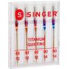 imageSinger Titanium Universal Quilting Machine Needles 2Pack2Pack