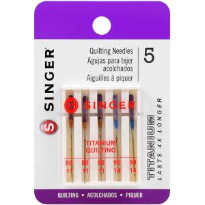 imageSinger Titanium Universal Quilting Machine Needles 2Pack1Pack