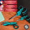 imageSINGER ProSeries Sewing Scissors Bundle 85quot Heavy Duty Fabric 45quot Detail Embroidery 5quot Thread Snips With Comfort Grip TealTeal