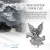 imagePewter Please drive carefuly Guardian Angel Banner Son Pendant Medal Auto Car Visor Clips Individually Carded