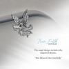 imagePewter Please drive carefuly Guardian Angel Banner Son Pendant Medal Auto Car Visor Clips Individually Carded