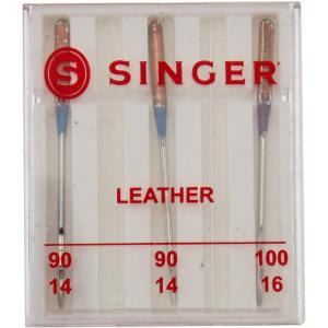 imageLeather Machine Needles Size 9014 2x and Size 10016 1x