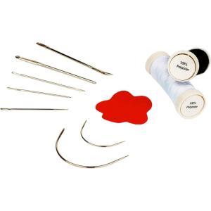 imageSINGER Heavy Fabric Repair Kit  Household Needles ampamp Heavy Duty Thread