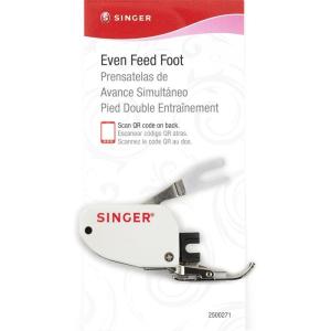 image:imageSINGER  Even FeedWalking Presser Foot  Fork Perfect for Matching Stripes amp Plaids Quilting amp Sewing with Pile Fabrics  Sewing Made Easy