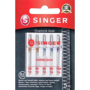 image:imageSINGER Universal Regular Point Overlock Serger Needles Size 80125 Count8012  9014  10016