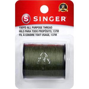 image:imageSinger 60110All Purpose Polyester Thread 150 Yards BlackOlive Green