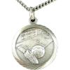 image:imageNickel Silver Patron Saint Christopher Soccer Medal Pendant 78 Inch