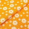 image:imageSinger Print Fabric 100 Cotton Yellow and Green Butterfly Cut by The YardSmall White Flowers on Yellow