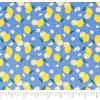 image:imageSinger Print Fabric 100 Cotton Yellow and Green Butterfly Cut by The YardLemons and Dots