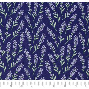 image:imageSinger Print Fabric 100 Cotton Yellow and Green Butterfly Cut by The YardLilac Sprig Purple