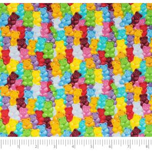 image:imageSinger Print Fabric 100 Cotton Yellow and Green Butterfly Cut by The YardRainbow Gummy Bears