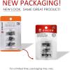 image:imageSINGER 07400 Fastener VarietyPack in Stackable Screw Top Container  48 Hook amp Eyes 24 SewOn Snaps 6 Hook amp Bars  Black