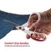 image:imageSINGER 812Inch Fabric Scissors with Comfort Grip Red amp White 12Pack812 Inches 12Pack