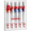 image:imageSINGER Regular Point Sewing Machine Needle 5 Count Sizes 8012 9014 10016Set of 20  Size 8012 8  9014 8  10016 4