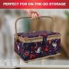 image:imageSINGER Sewing Basket with Sewing Kit Needles Thread Scissors and Notions PurplePurple