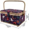image:imageSINGER Sewing Basket with Sewing Kit Needles Thread Scissors and Notions PurplePurple