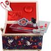 image:imageSINGER Sewing Basket with Sewing Kit Needles Thread Scissors and Notions PurplePurple