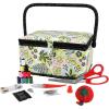 image:imageSINGER 07230 Sewing Basket with Sewing Kit Needles Thread Pins Scissors and Notions FlorenceNatures Flora
