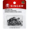 image:imageSINGER Bulb Safety Pins Black amp Silver Size 78Inch 50 Count